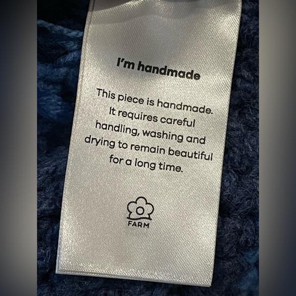 Farm Rio Rainbow Waves Crochet Knit Best Women Size X-Small NEW - Picture 13 of 13